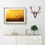 Grazing Stag Deer - Picture Frame Painting Print-55575299-55575298