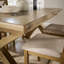 Ciro 1.5m-2m Extending Dining Table & Oak Set 4 Cross Back Chairs-361951025