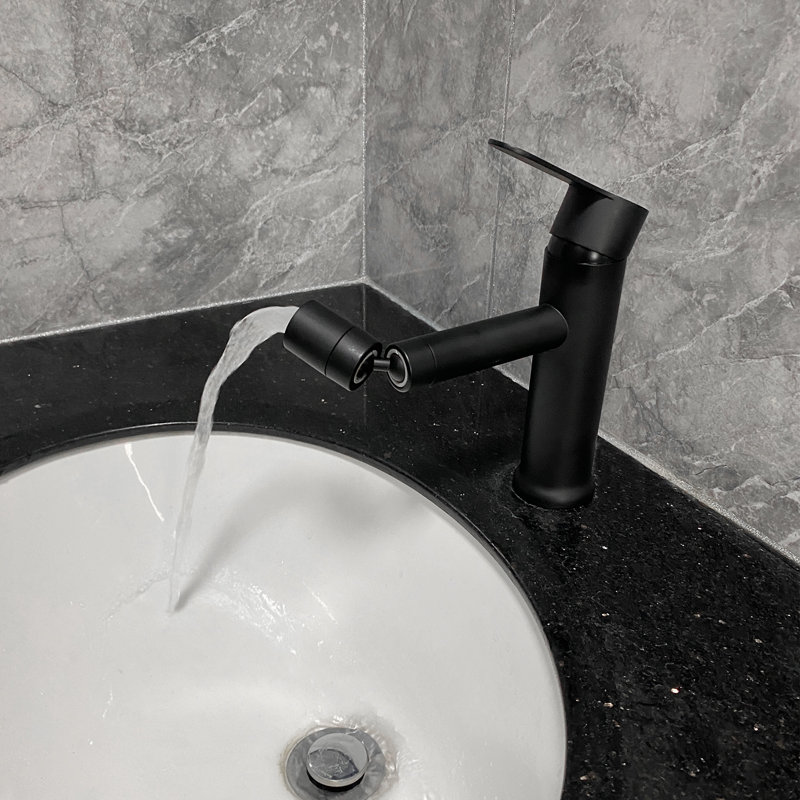 Robinet de lavabo de salle de bain moderne à poignée simple, robinet de lavabo monotrou | Idée de cadeau