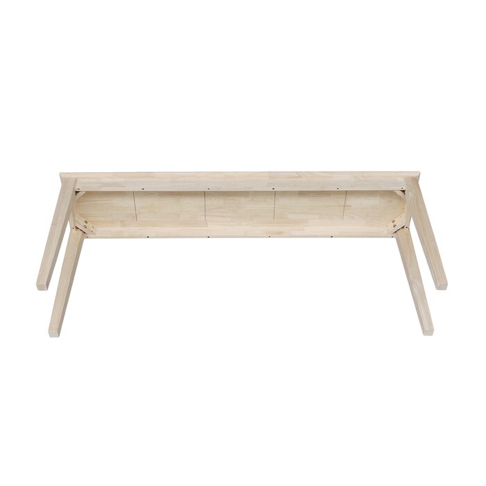 Gracie Oaks Jaier Unfinished Solid Wood Console Table & Reviews | Wayfair