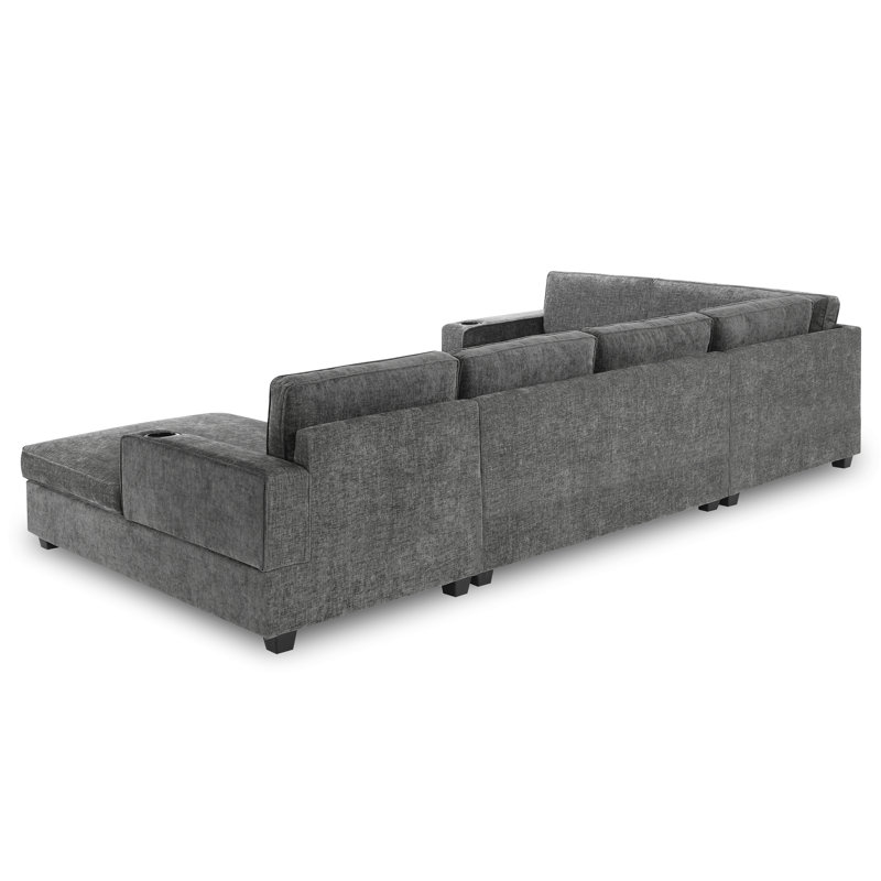 Canapé modulaire confortable en forme de U avec un design innovant pour le salon