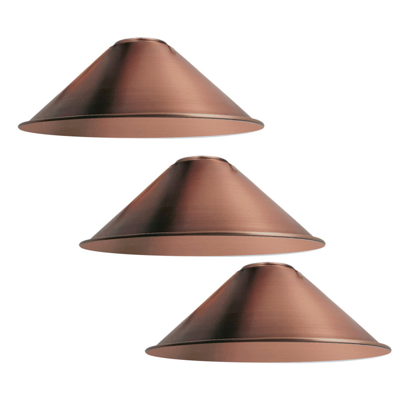 Veltri 10cm H Metal Cone Shape Pendant Shade ( Uno ), Copper