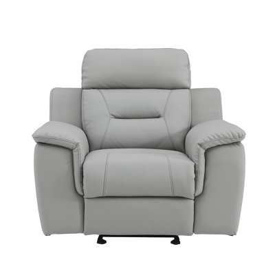 Modern Reclining Leather Air Upholstered Chair