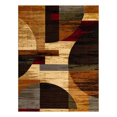 Geometric 108cm X 144cm Area Rug