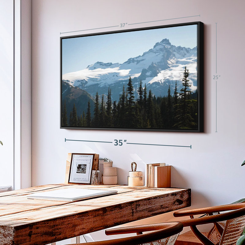 «Mt. Rainier Summit Wall Art», H 37 po x l 25 po