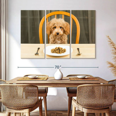 Brampt Dog Dinner Time