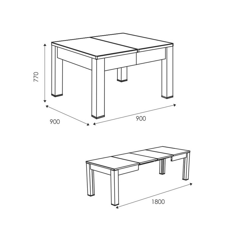 Tyle Extendable Dining Table
