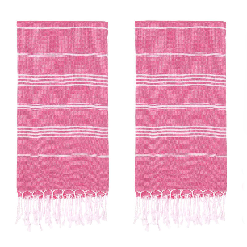 Ensemble de serviettes de plage Dayanara, Fuchsia