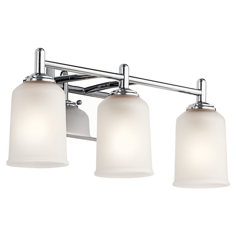 Éclairage pour salle de bain 3 lumières Hopedale, Chrome
