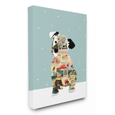 « christmas chiot dog », impression