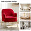 Chaise contemporaine Cleo de 26 po de largeur avec accoudoirs encastrés-1045306419