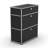 Lateafa 29.52 Wide 3 - Shelf Storage Cabinet-1530748807