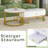Almirah Extendable Frame Coffee Table with Storage
