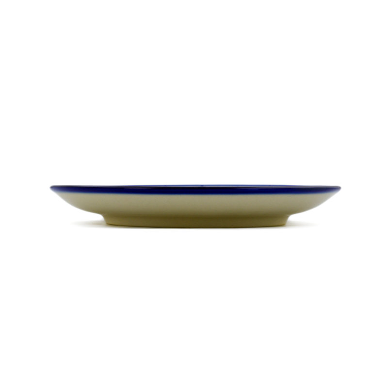 Assiette d’apéritif de poterie polonaise 8 po