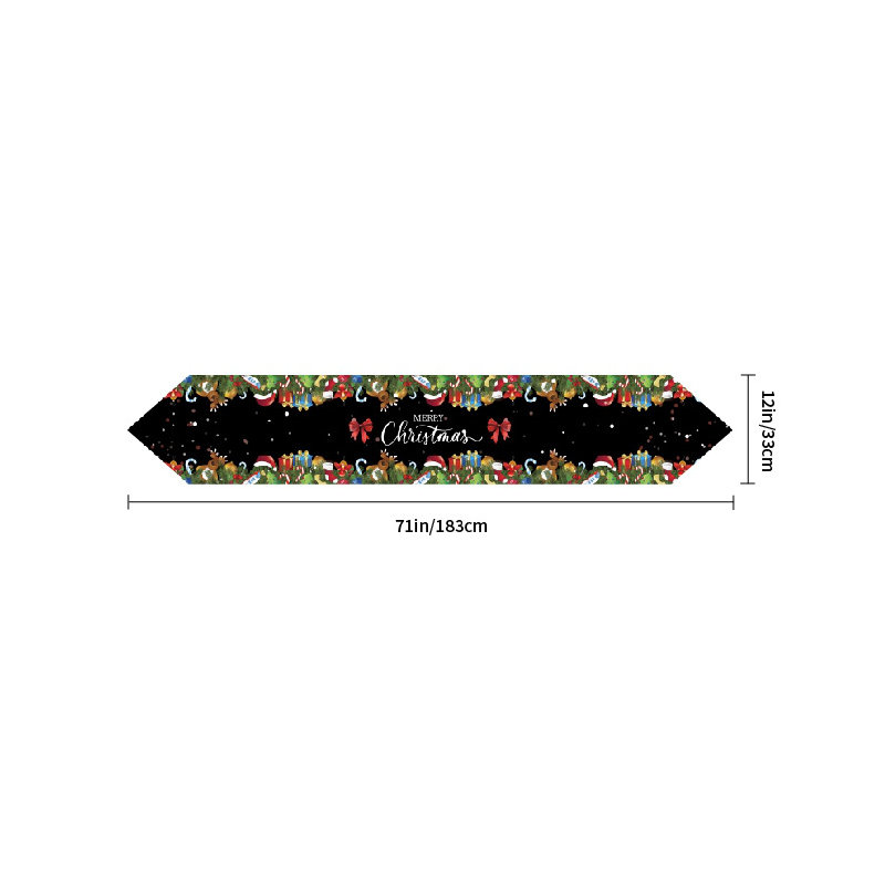 Chemin de table de Noël