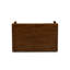 Ensemble de salle à manger 5 pièces composé d'une table de salle à manger rectangulaire et de 4 chaises Parson rembourrées en tissu de polyester, noyer antique-91898311