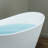 59" Freestanding Soaking Solid Surface Stone Resin Double Slipper Bathtub with Integrated Overflow and Pop-up Drain-1132125304-1132125306