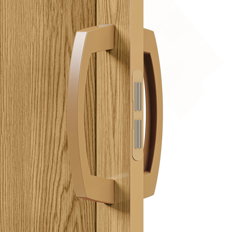 Portes accordéon pliables en PVC 48 po ou cloison d'intimité pour usage interne, or, 48 po x 80 po, Doré