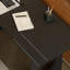 Bureau d'écriture rectangulaire en bois massif noir