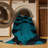 Machine Washable Checkered Green Area Rug-2036364477