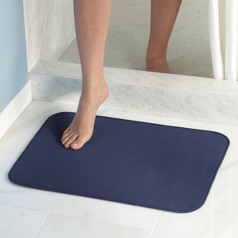 Tapis pour salle de bain iDry, Bleu marine