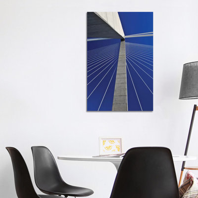 USA, South Carolina, Charleston. Looking Up At Arthur Ravenel Jr. Bridge Structure. by Jaynes Gallery - Wrapped Canvas Gallery-Wrapped Canvas Giclée