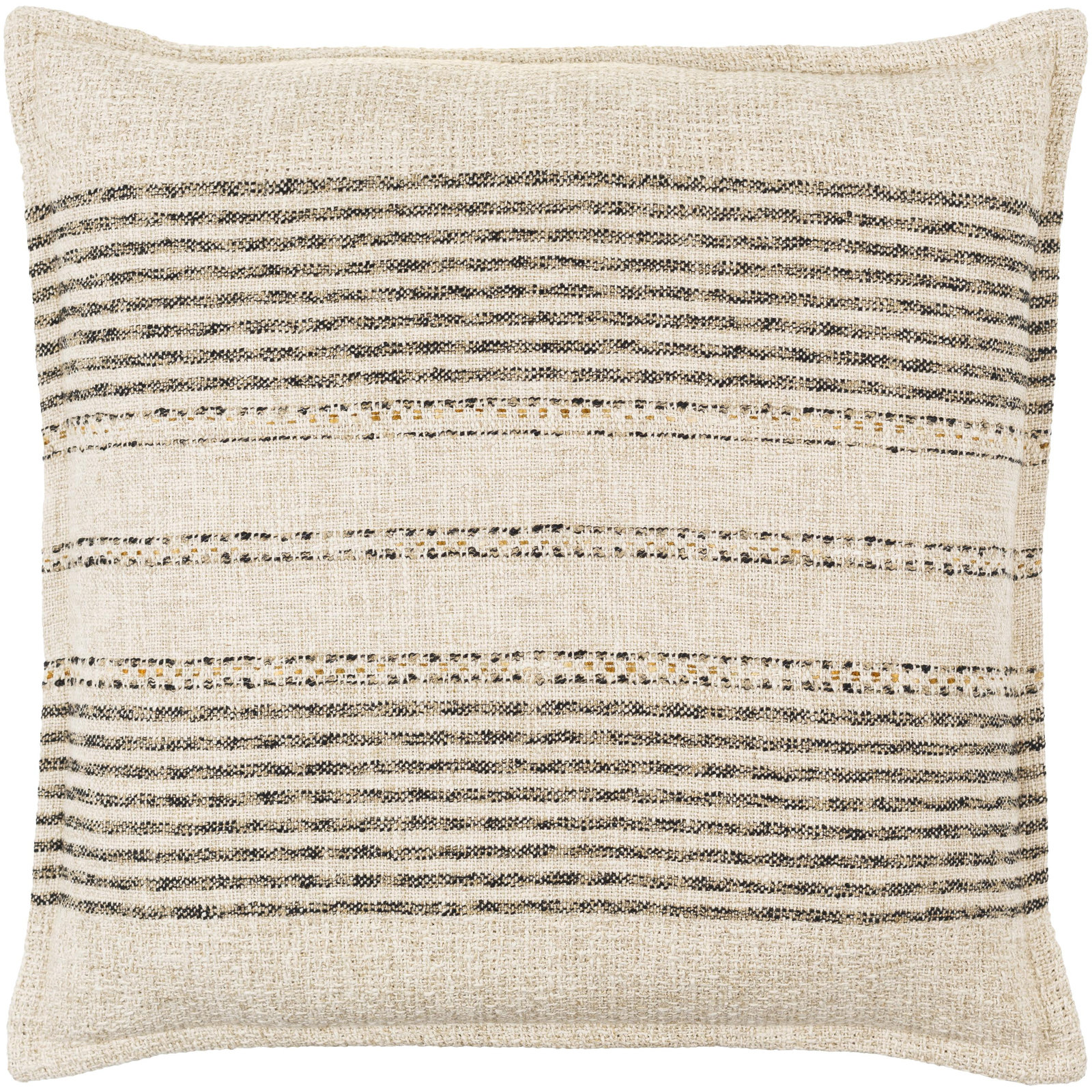 Nicolina Striped Throw Pillow, 22" x 22", Pillow Cover Only - No Insert