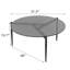 Bjarnhildur Glass Top Single Coffee Table-464392431