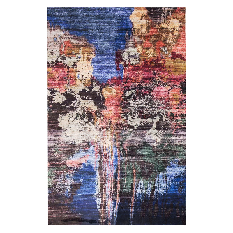 Tapis rectangulaire Durno avec envers antidérapant, Rectangle 5 pi 4 po x 7 pi 5 po
