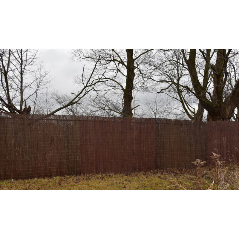 Rolled Willow Border Fence, 6 ft. H x 14 ft. W