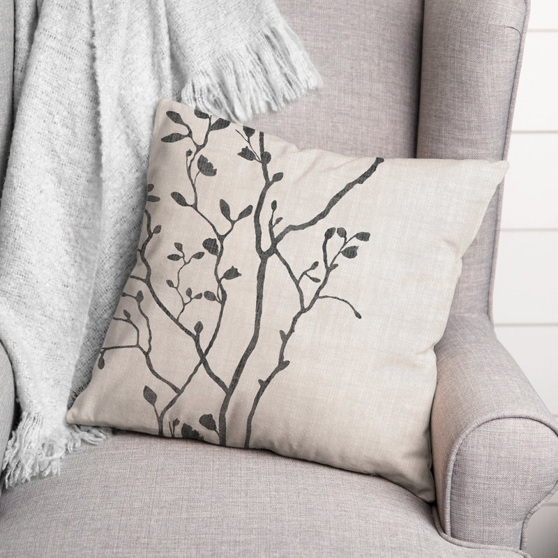 Floral Throw Pillow