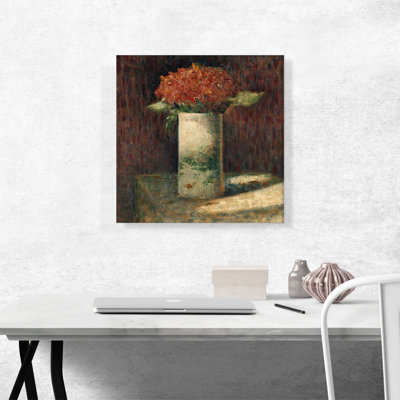 " Vase Of Flowers 1881 " by Georges Seurat Painting Print