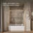 Levity 59.63" x 62" Bypass Bath Door with CleanCoat Technology-10935919-69281720