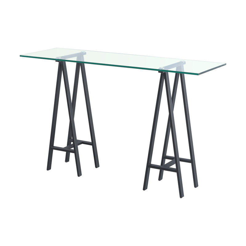 Grovebury 120cm Glass Console Table