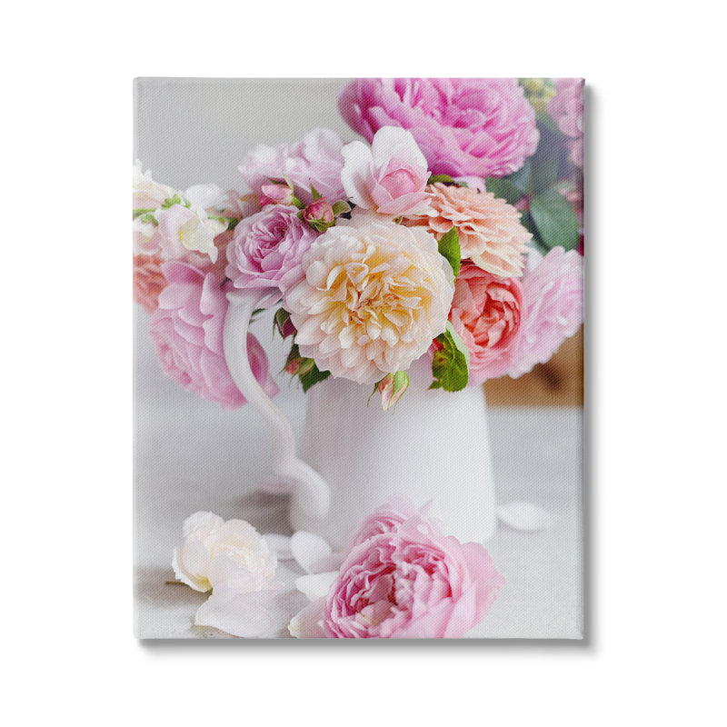 Blush Spring Bouquet Spring, Toile tendue, H 48 po x l 36 po x P 1,5 po