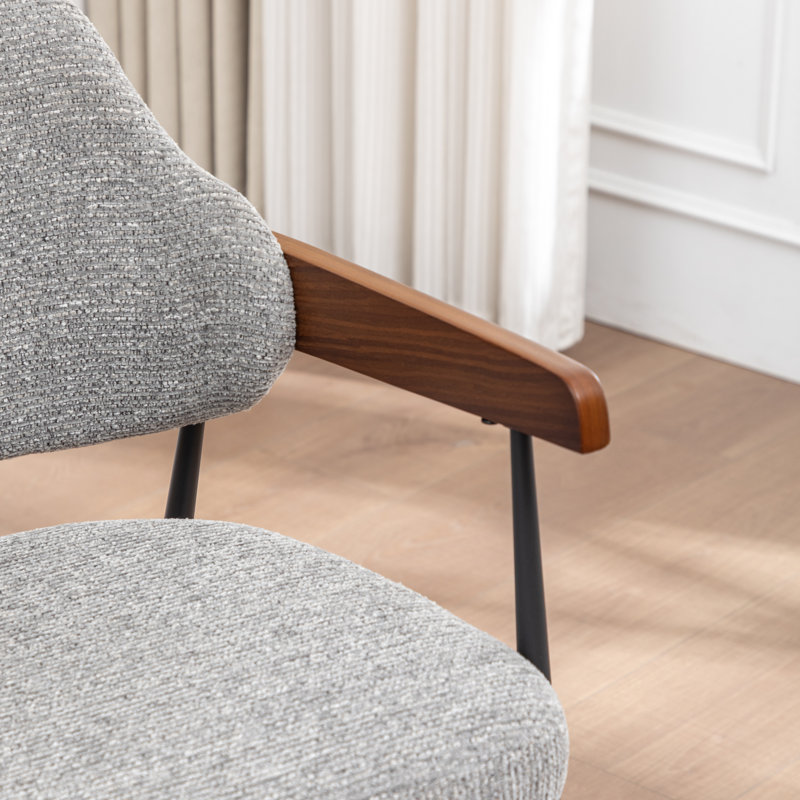 Devane Upholstered Dining Chair, Gray