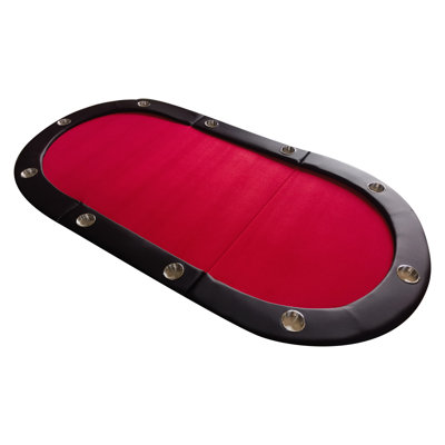 INO Design 84'' 10 - Player Foldable Poker Table for Casino Game