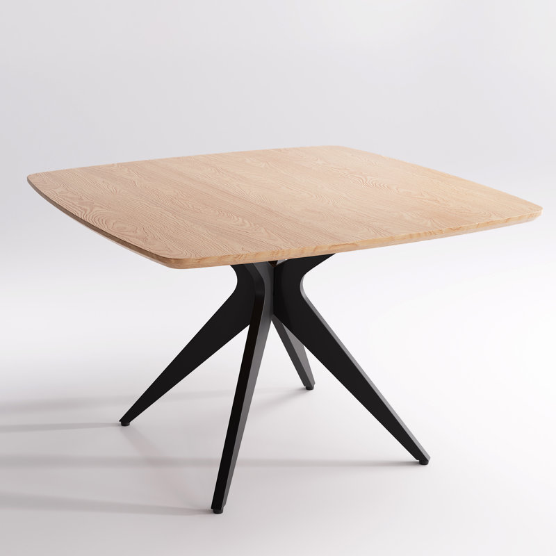 69.4" Wide Oval Wooden Dining Table with Metal Legs, Natural