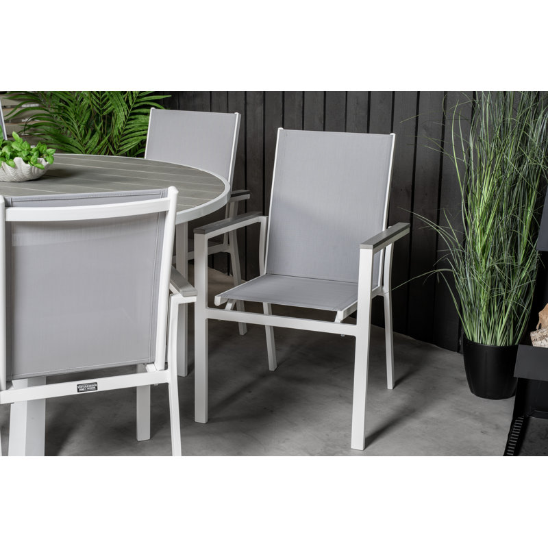 Akia 6 - Person Patio Dining Set with Round Table
