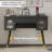 Elegant Vanity Makeup Table & Chair Set, Modern Dressing Table With Organizer, Writing Desk, Charging Port-246642326