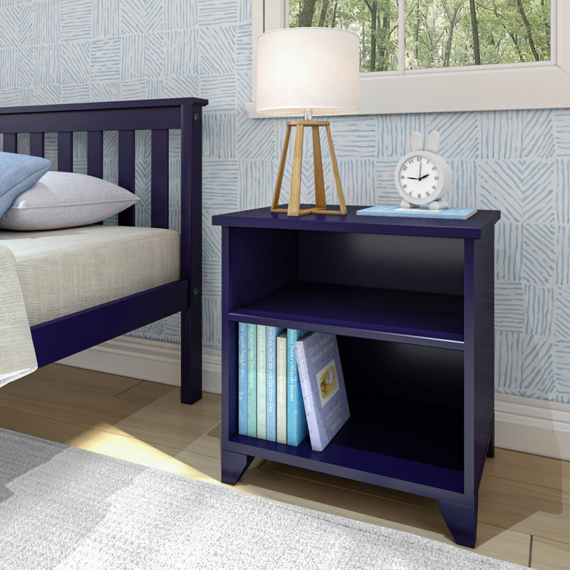Johann Tall Nightstand, Blue