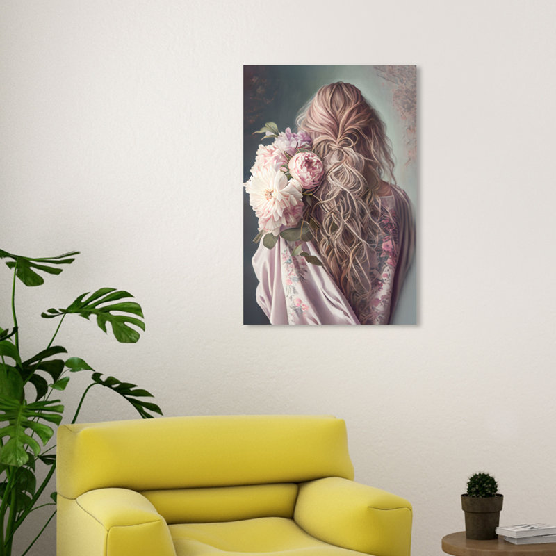 Tayveion Adrienne sur toile, H 30 po x l 20 po x P 0,8 po