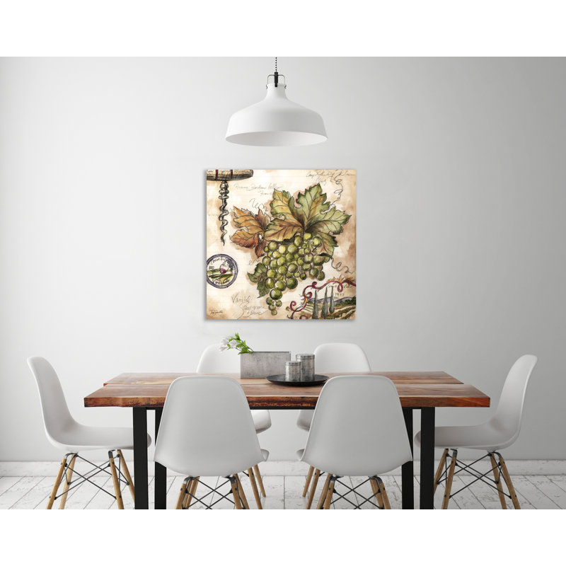 « vintner journal : green raisins », reproduction sur toile tendue, H 24 po x l 24 po