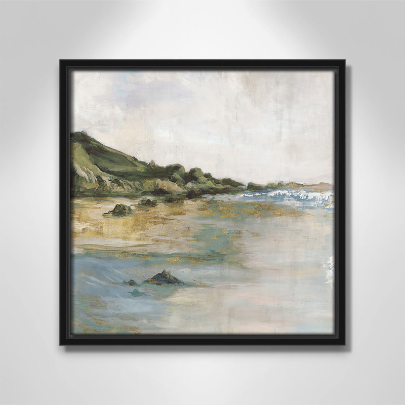 «Cordoba Tide’s Edge» par, Noir, H 13,5 po x l 13,5 po