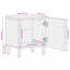 Bedside Cabinets 2 Pcs 40X33x46 Cm