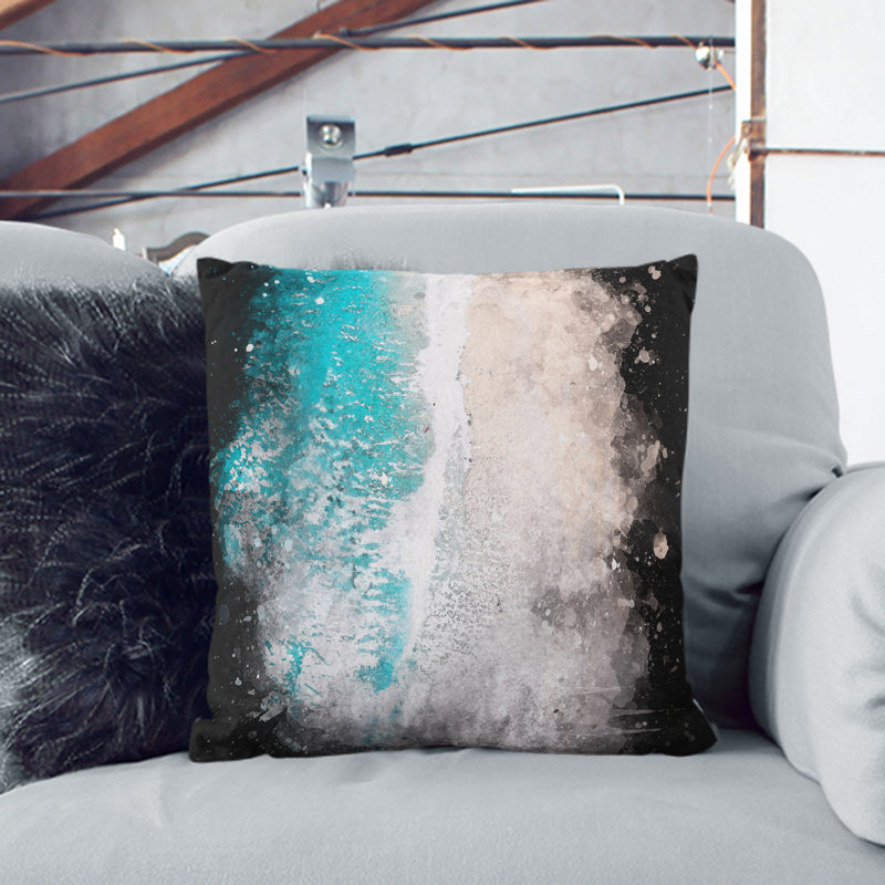 Square Throw Cushion, 40cm H x 40cm W x 15cm D