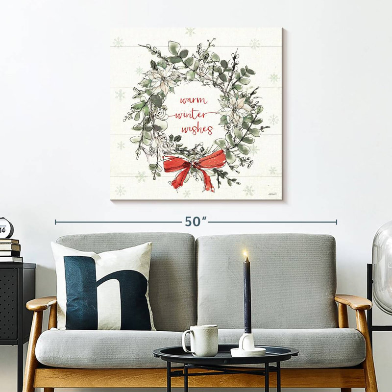 Lelend Modern Farmhouse VII Christmas, H 30 po x l 30 po