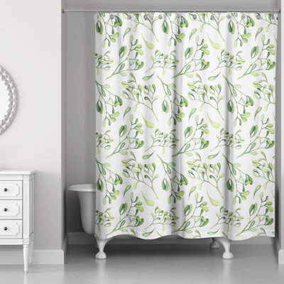 Perine Floral Shower Curtain