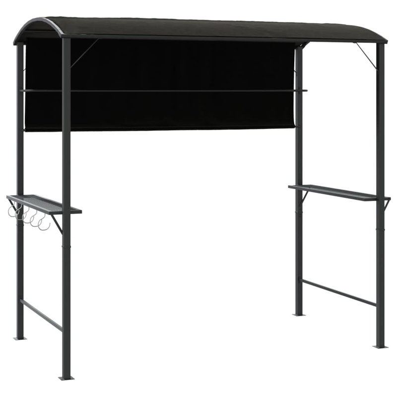 Ameka 2.2m x 1.1m Metal Party Tent, Anthracite