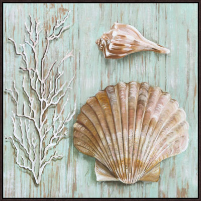 'Bretagne I' by Ted Broome Framed Graphic Art on Canvas